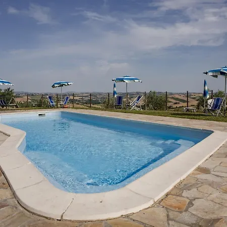 In Marche With Pool & Wine Tours Semesterbostad Montecarotto